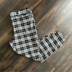 Black and white plaid pants. Women’s as XL Maurice’s